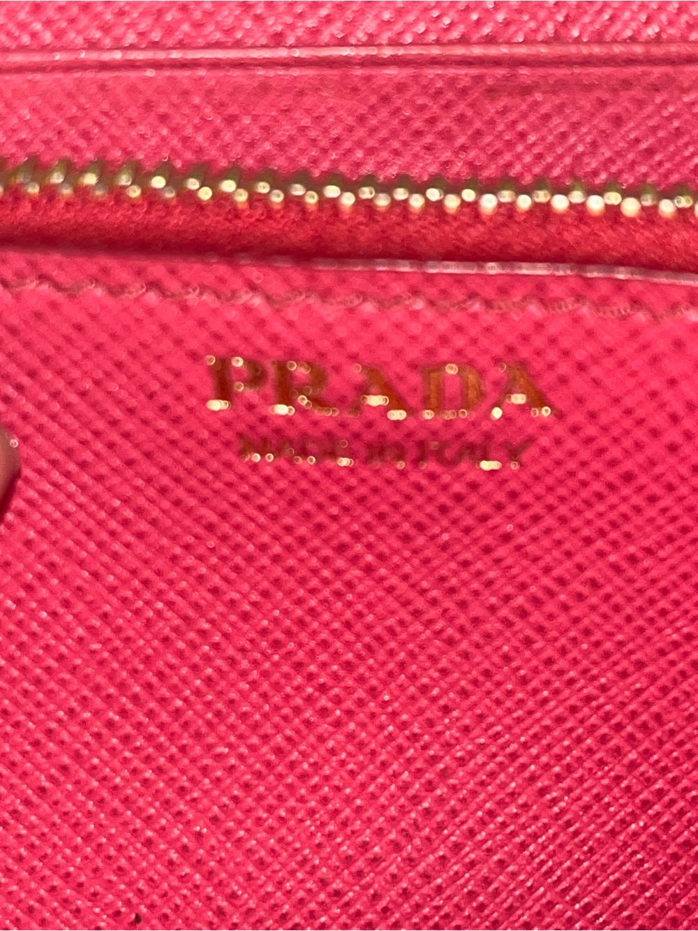 Prada Wallet In Pink Peony - Picture 3 of 10